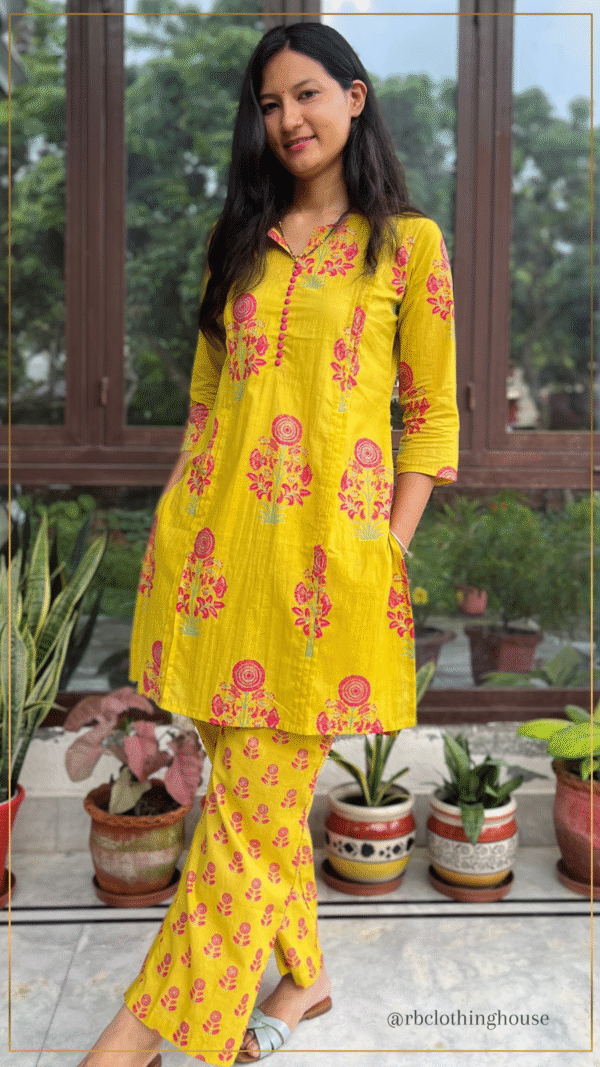 Printed Cotton Co-ord Set