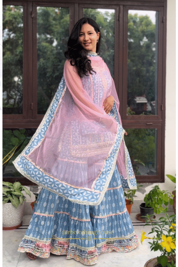 Cotton Sharara Suit Set