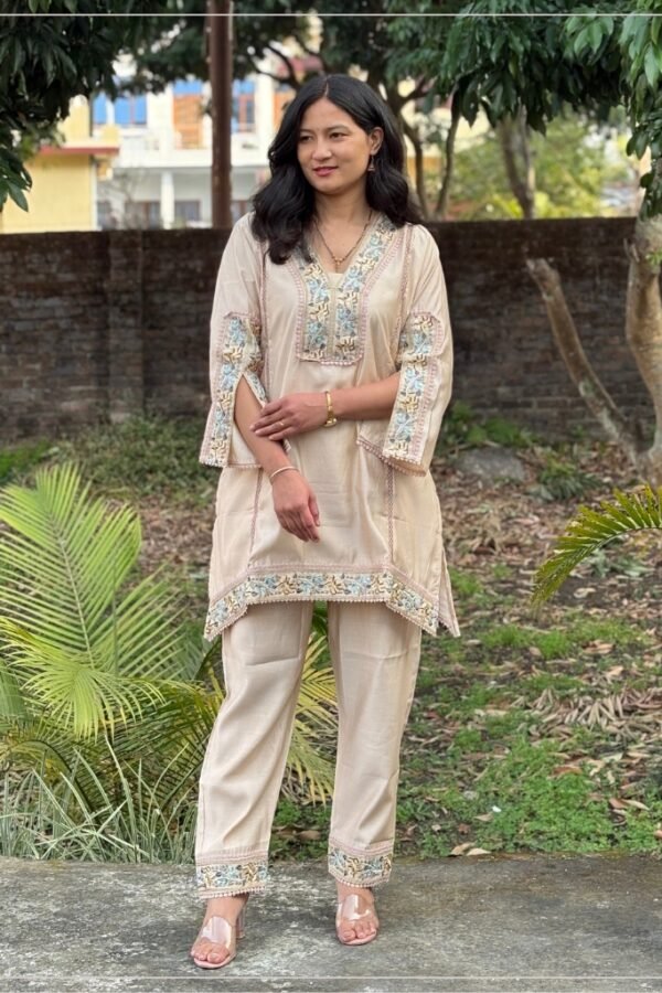 Short A-line Kurta Pant Co-ordinated Set